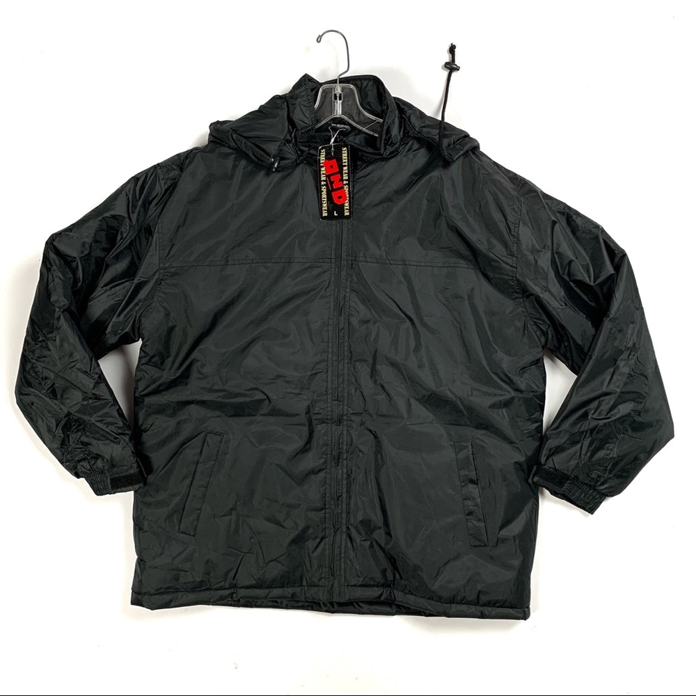 NWT Men’s Black Winter Zip-up Jacket